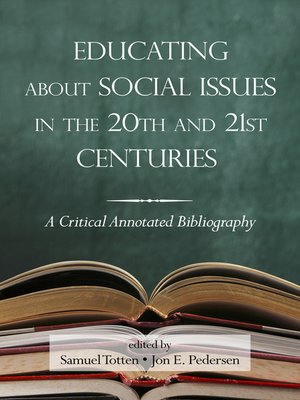 cover image of Educating About Social Issues in the 20th and 21st Centuries, Volume 1